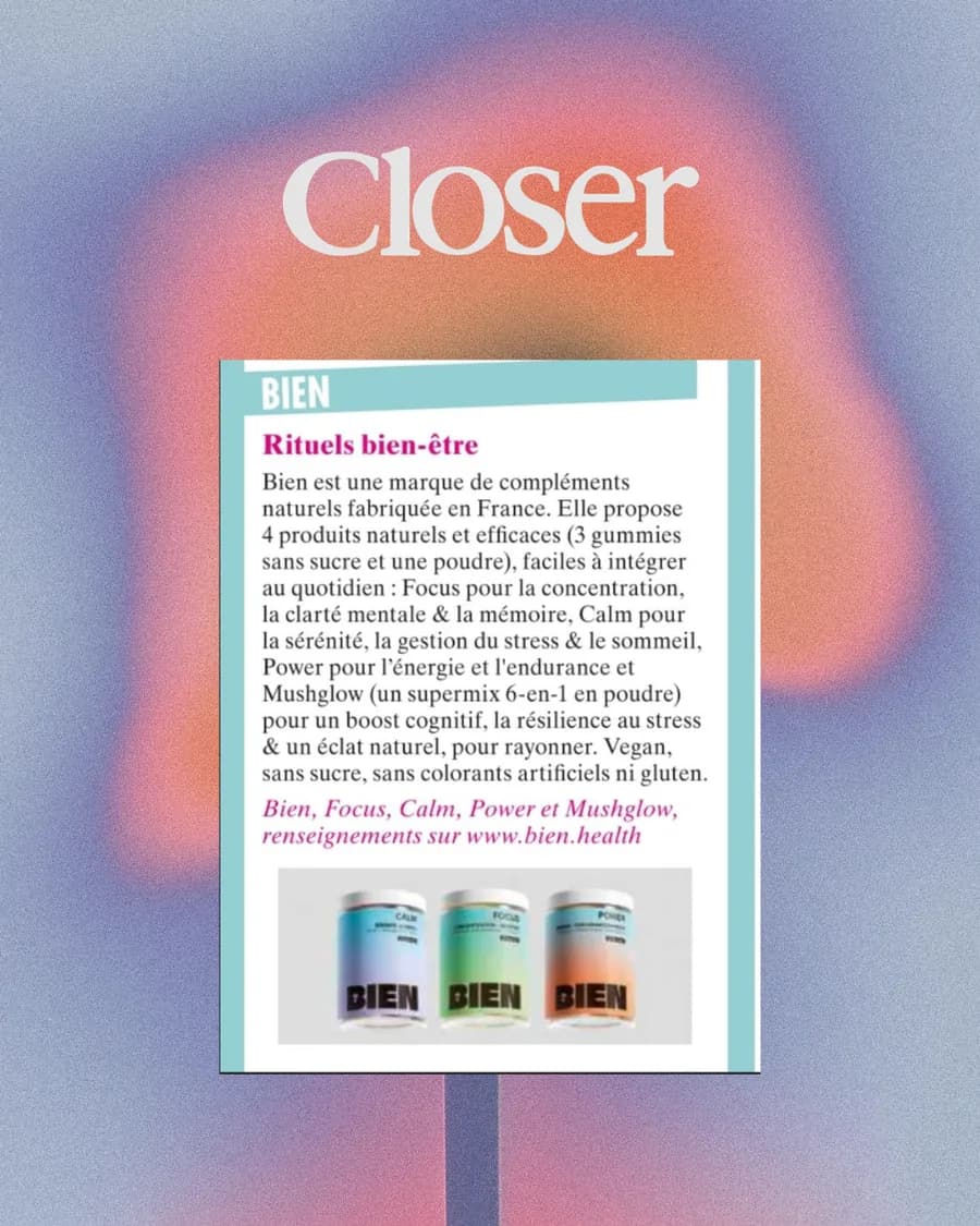 La page Closer « Rituels bien-être »