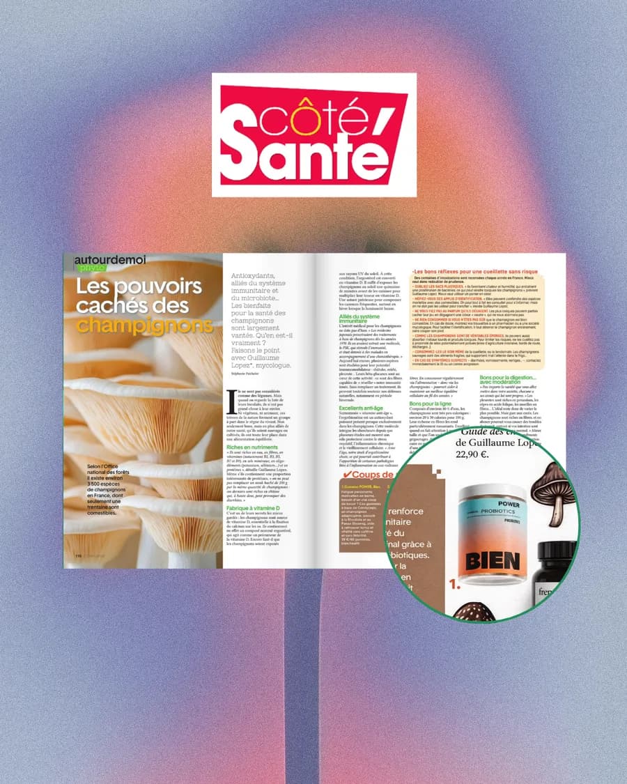Le dossier champignons de Côté Santé